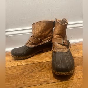 Vintage LL Bean Bean Boots Slip On Chelsea Style